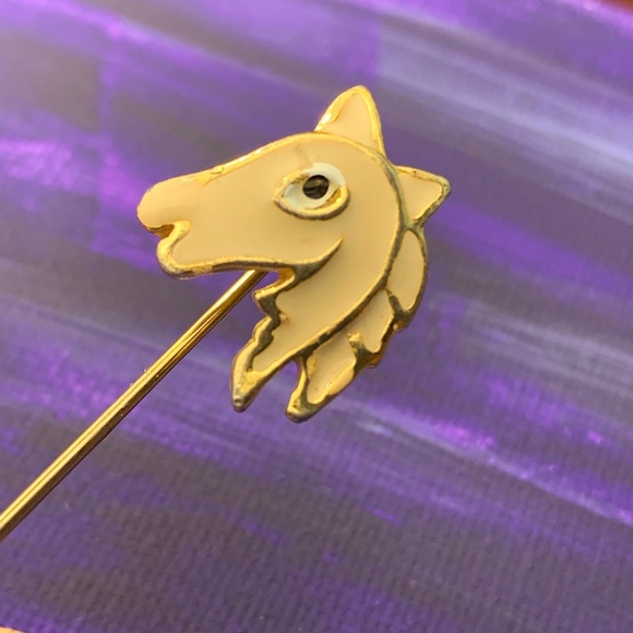 Horse stick pin. Lapel pin - Picture 2 of 8